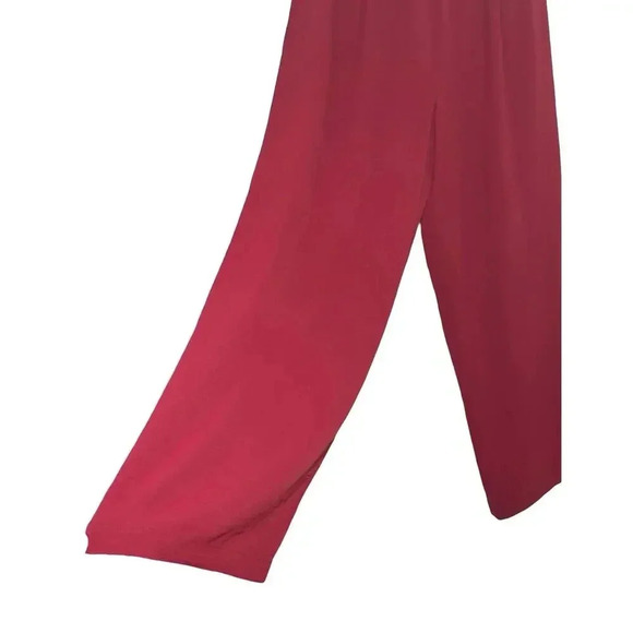 NWT SoHo Apparel LTD. Women’s Wide Leg Trousers/Pants Red Berry Size 14 - Picture 5 of 7